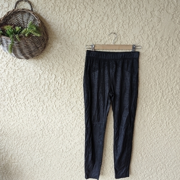Free‎ People Midnight Vegan Suede Skinny pull On  Pants Black Size Xs - Picture 9 of 11